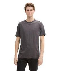 Tom Tailor - Herren T-Shirt With Print- Regular Fit - Lyst