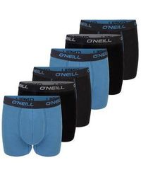 O'neill Sportswear - Herren Boxershort Plain 6Er Pack - Lyst