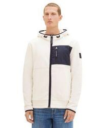 Tom Tailor - Herren Kapuzen Sweatjacke Cutline Fleece - Lyst