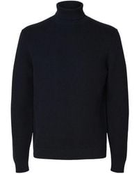 SELECTED - Selected Herren Rollkragen Pullover Slhdane Ls Knit Structure Roll Neck - Lyst
