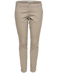 ONLY Chino Hose onlPARIS Low Skinny - Mettallic