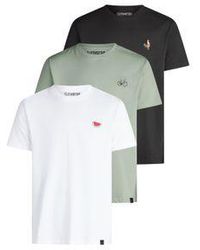 Riverso - Tshirt Herren Regular Fit Rivjay 3Er Set Pack - Lyst