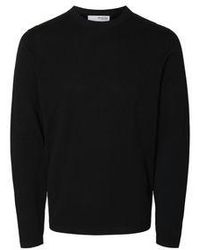 SELECTED - Selected Herren Rundhals Pullover Slhravi Ls Knit Structure Crew Neck - Lyst