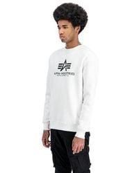 Alpha Industries - Herren Sweatshirt Basic Bl - Lyst