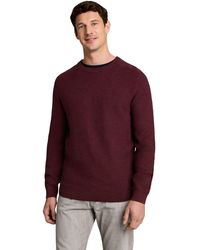 Tom Tailor - Herren Rundhals Pullover Mouline Structured Crew Neck Knit - Lyst