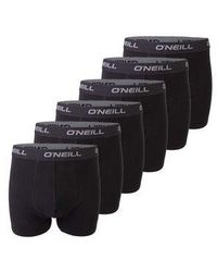 O'neill Sportswear - Herren Boxershort Plain 6Er Pack - Lyst
