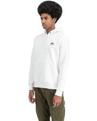 Alpha Industries - Herren Hoodie Kapuzenpullover Basic Sl - Lyst