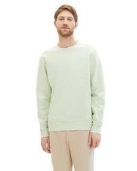 Tom Tailor - Rundhals Pullover PRINTED CREWNECK - Lyst