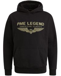 PME LEGEND - Herren Kapuzenpullover Hoodie Hooded Soft Terry With Logo - Lyst