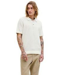 Jack & Jones - Herren Poloshirt Jprbluriley Knit - Lyst