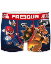 Freegun Super Mario Boxershorts Luigi Bowser Gumba Piranha Pflanze - Mehrfarbig
