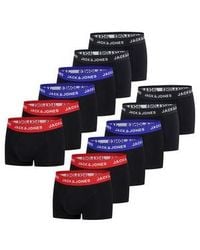 Jack & Jones - Boxershorts Herren 12Er Pack Jacjeans Trunks - Lyst