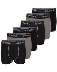 O'neill Sportswear - Herren Boxershort Plain 6Er Pack - Lyst