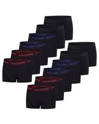 Jack & Jones - Boxershorts Herren 12Er Pack Jacjeans Trunks - Lyst