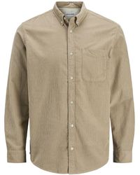 Jack & Jones - Herren Freizeit Hemd Jjeclassic Cord Shirt Regular Fit - Lyst