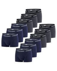 Jack & Jones - Boxershorts Retroshorts JACJEANS TRUNKS 12er Pack Regular Fit - Lyst