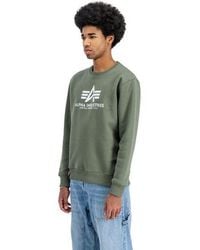 Alpha Industries - Herren Sweatshirt Basic Bl - Lyst