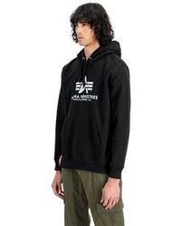 Alpha Industries - Herren Hoodie Kapuzenpullover Basic Bl - Lyst