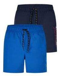 Jack & Jones - Badehose Herren Lang Regular Fit Badeshorts 2Er Pack Jpstmaui Swim Mix - Lyst