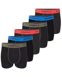 O'neill Sportswear - Herren Boxershort Plain 6Er Pack - Lyst