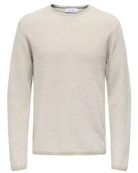 Only & Sons - Herren Pullover Onseric Reg 12 Struc Crew Knit - Lyst