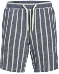 Jack & Jones - Herren Short Jpstjaiden Coba Stripe Jog Short- Regular Fit - Lyst