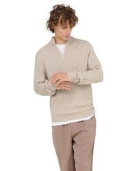 Only & Sons - Herren Pullover Onsloui Reg 12 Cabel Half Zip Knit - Lyst