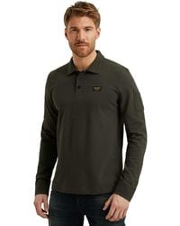 PME LEGEND - Herren Poloshirt Long Sleeve Polo American Classic - Lyst
