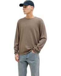 Jack & Jones - Herren Rundhals Pullover Jjesummer Knit Crew Neck - Lyst