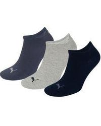 PUMA - Herren Damen Sneaker Socken Plain 3Er Pack - Lyst