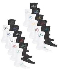 Jack & Jones - Tennissocken Herren Schwarz Weiß Jacdirect Tennis Sock 20Er Pack - Lyst