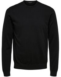 SELECTED - Selected Herren Rundhals Pullover Slhberg Crew Neck B - Lyst