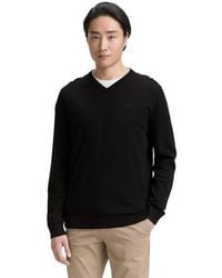Tom Tailor - Herren Pullover Basic V-Neck Knit - Lyst