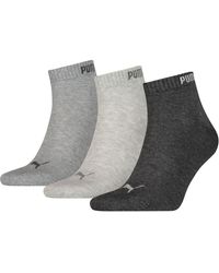 PUMA - Herren Damen Quarter Socken Clyde 3Er Pack - Lyst
