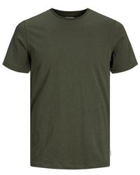 Jack & Jones - Herren Rundhals T-Shirt Jjeorganic Basic - Lyst