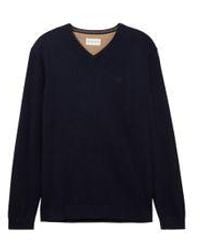 Tom Tailor - Pullover BASIC V-NECK - Lyst