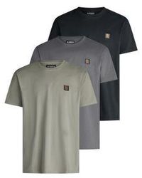Riverso - Tshirt Herren Regular Fit Rivgino 3Er Set Pack - Lyst