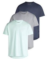 DENIMFY - Tshirt Herren Regular Fit Dfdiego 3Er Set Pack - Lyst