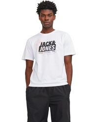 Jack & Jones - Rundhals T-Shirt JCOMAP LOGO - Lyst