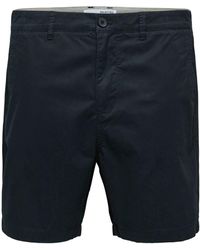 SELECTED - Chino Shorts SLHCOMFORT-HOMME FLEX Comfort Fit - Lyst