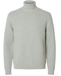 SELECTED - Selected Herren Rollkragen Pullover Slhdane Ls Knit Structure Roll Neck - Lyst
