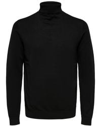 SELECTED - Selected Herren Rollkragen Pullover Slhberg Roll Neck - Lyst