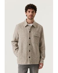 Garcia - Overshirt Beige - Lyst