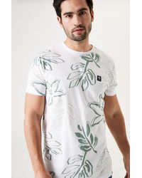 Garcia - T-shirt Met Print - Lyst