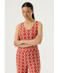 Garcia - Singlet Met Print - Lyst