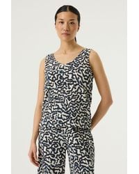 Garcia - Singlet Met Print - Lyst