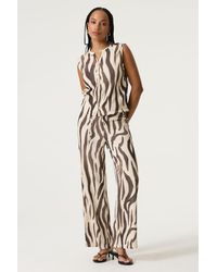 Garcia - Broek Met Print - Lyst