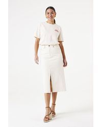 Garcia - Denim Rok Gebroken - Lyst