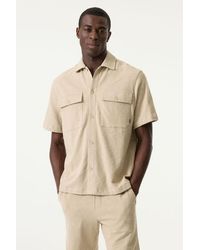 Garcia - Overhemd Beige - Lyst