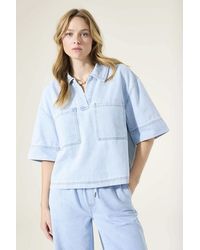 Garcia - Denim Blouse Light Used - Lyst